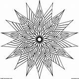 Coloring Geometric Pages Cool Designs Shapes Printable Patterns Pattern Color Abstract Adults Easy Simple Mandala Colouring Kids Shape Print Vector sketch template