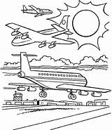 Airplanes Aereo Aerei Getdrawings sketch template