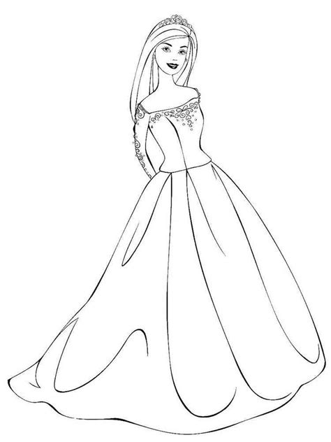 barbie princess printable coloring pages coloring home top