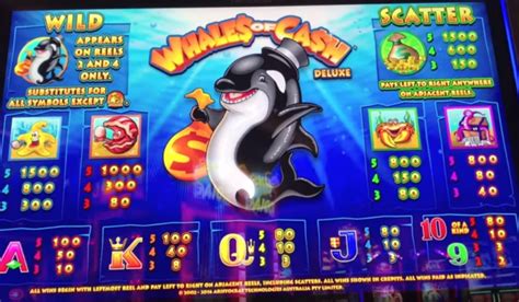 whales  cash deluxe  aristocrat slot paytable  bonus web pokies games exclusive