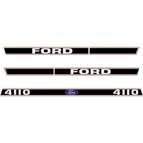 ford  tractor decals stickers acedecals