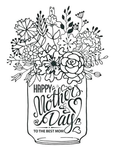 mother day coloring page