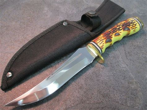 9 5 Upsweep Hunter Skinner Survival Frontier Blade Fixed Bone Knife