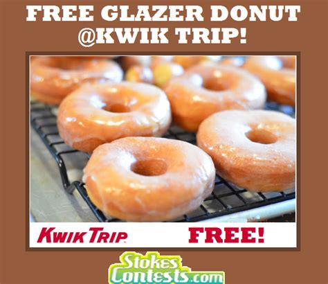 stokes contests freebie  glazer donuts  kwik trip
