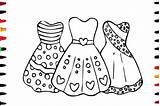 Coloring Pages Color Drawing Beautiful Kids Dresses Princess Pretty Dress Colouring Paintingvalley Printable Getdrawings Getcolorings Simple Sheets Print Children Wedding sketch template