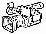 Camera Movie Clip Clipart Film Clipartoons Electronic Craft Projects Clipartix sketch template