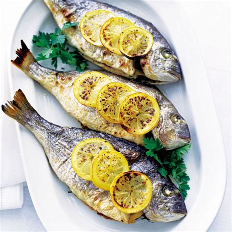 Baked Sea Bream With Lemon And Parsley Woman And Home