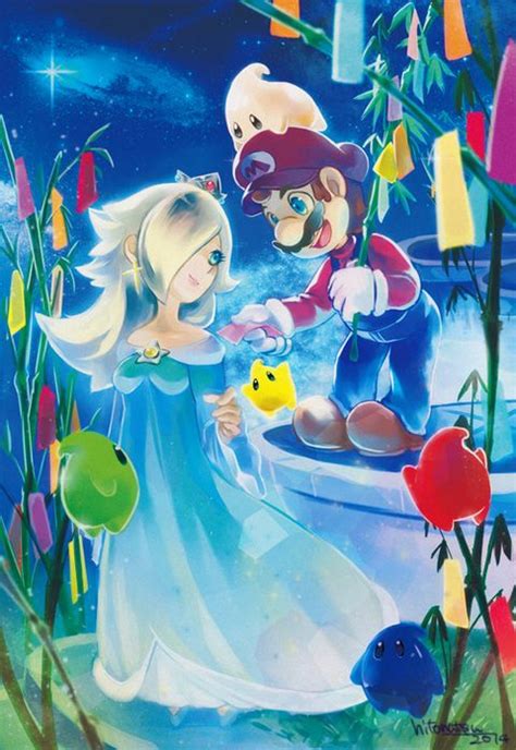 Super Mario Galaxy Fan Art Video Game Art Pinterest