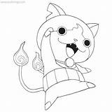 Pages Jibanyan Xcolorings 730px sketch template