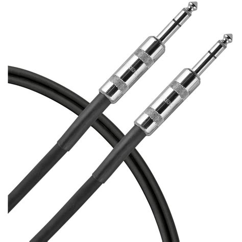 livewire trs trs balanced patch cable  ft guitar center