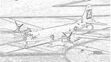 Coloring Pages Bomber Bombers Template Ww2 Planes sketch template