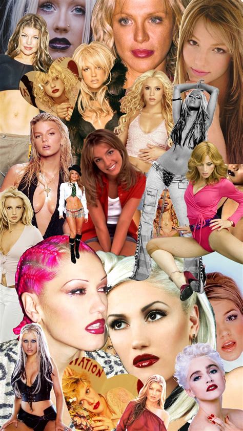 here is my collage of all my queens gwen stefani britney spears christina aguilera fergie