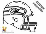 Coloring Pages Seahawks Nfl Football Helmet Printable Kids Seattle Helmets Teams Boys Broncos Book Boise State Eagles Wilson Russell Print sketch template