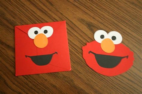 Elmo Invites And Envelopes Invitaciones Creativas Invitaciones