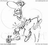 Thumb Throbbing Hammer Holding Man His After Hitting Toonaday Royalty Outline Illustration Cartoon Rf Clip Clipart Ron Leishman 2021 sketch template