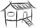 Shack Clipart Clipartmag sketch template
