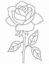 Rose Coloring Pages Printable Flower Colouring Bestcoloringpages sketch template