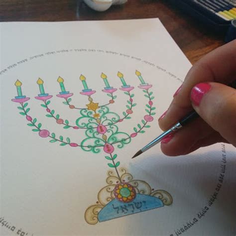 gold menorah template printable menorah craft menorah prayer coloring