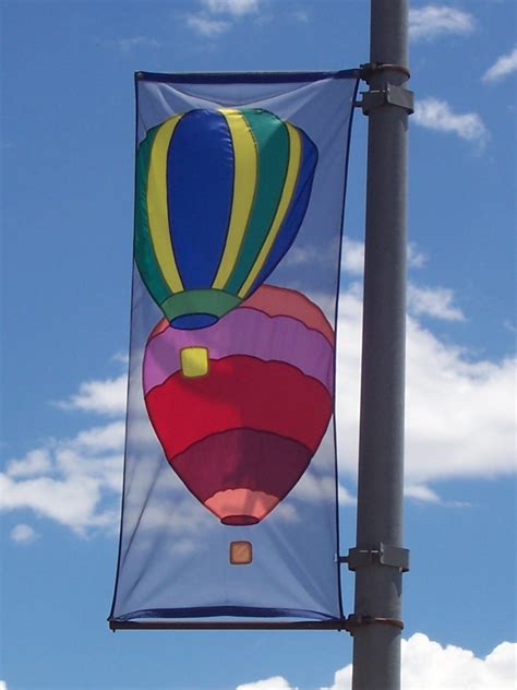 custom light pole banners  cortez colorado street banners pole
