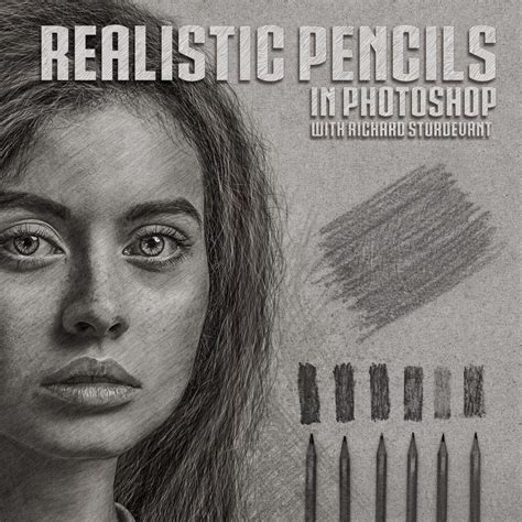 sturdavinci art tools realistic pencils  photoshop pre order