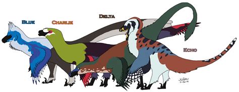 Feathersau Raptor Squad By Matthewonart On Deviantart