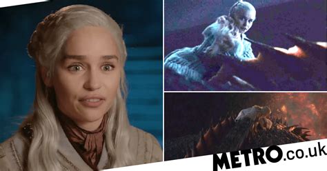 Game Of Thrones Emilia Clarke Reveals Winterfell Ignited Daenerys