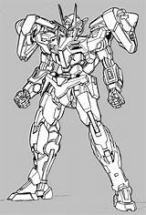 Gundam Coloring Pages Drawing Deviantart Template Trending Days Last sketch template