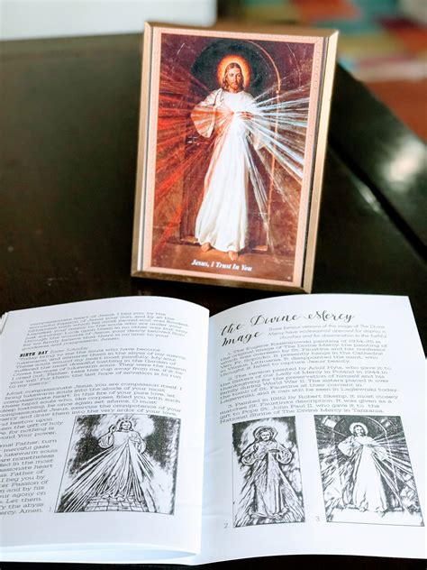 divine mercy novena printable booklet catholic  year