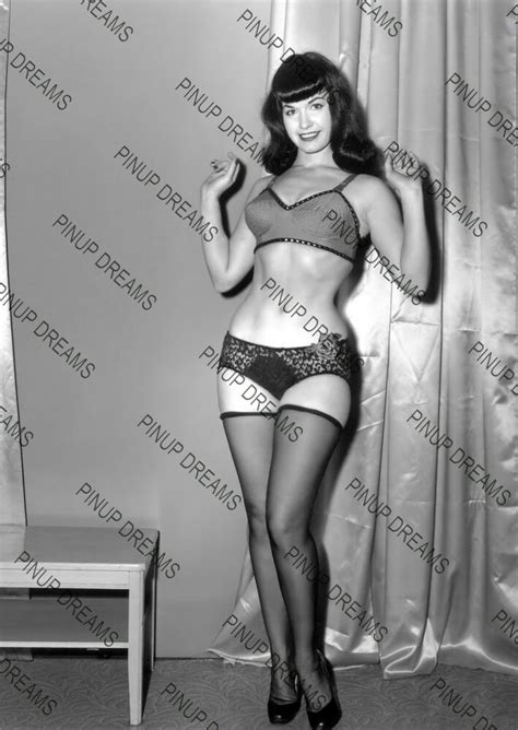 vintage a4 photo poster wall art print of 1950s pin up queen bettie page a4 ebay