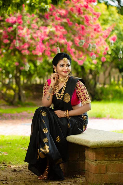 Shalu Shamu In Bridal Saree Photoshoot Stills South Indian Actress