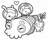 Octonauts Coloring Pages Drawing Printable Print Coloriage Kids Color Octonaut Vegimals Colouring Bestcoloringpagesforkids Sketch Clipart Coloriages Animals Gups Templates Underwater sketch template