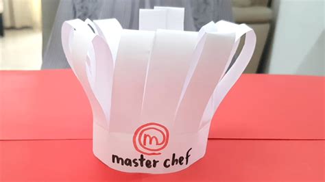 master chef cap  paper master chef cap diy cooking