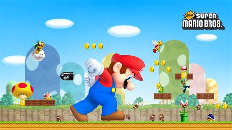 New Super Mario Bros Hd Wallpaper By Turret3471 On Deviantart