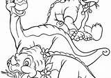 Foot Coloring Little Pages Getcolorings Getdrawings Land Before Time sketch template