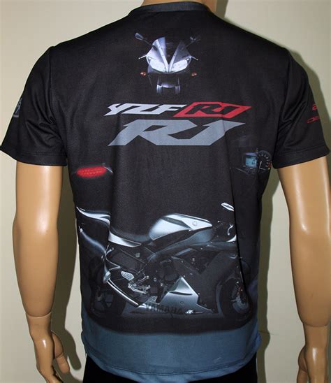 yamaha r1 2002 t shirt with logo and all over printed picture t shirts with all kind of auto