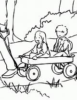 Wagon Coloring Chuck Pages Covered Cover Cartoon Unique Library Clipart Getcolorings Getdrawings Popular Template Colouring Kids Printable sketch template
