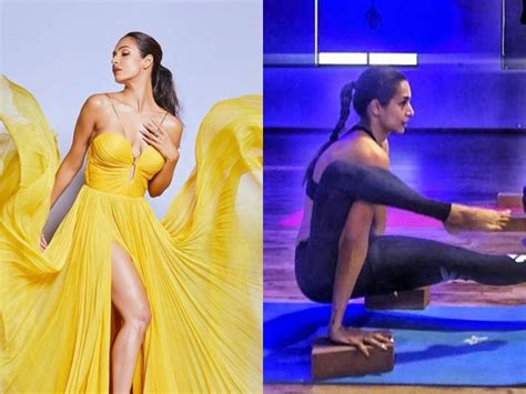 Malaika Arora Practices A New Form Of Yoga See For Yourself Times Of