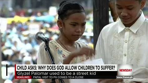 child asks   god  children  suffer youtube