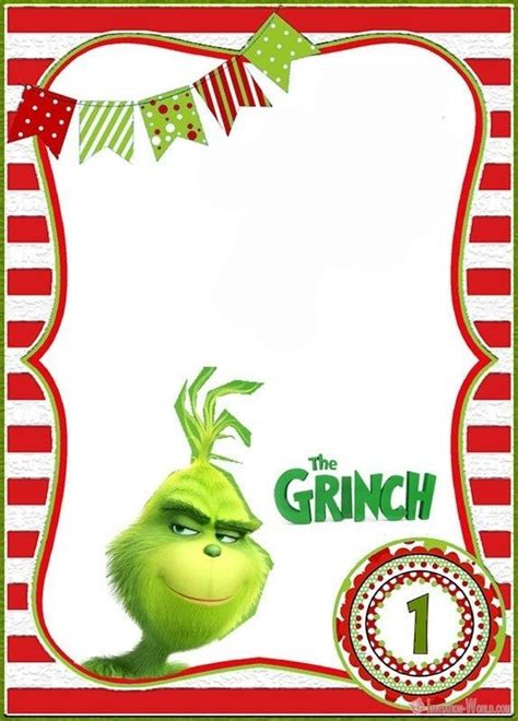 printable grinch invitation template printable word searches