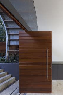 timber front door contemporary entry sydney