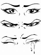 Eyes Drawing Angry Eye Draw Anime Crying Sad Sketch Eyebrows Drawings Ojos Dibujar Realistic Tears Mad Sketches Yeux Tumblr Como sketch template