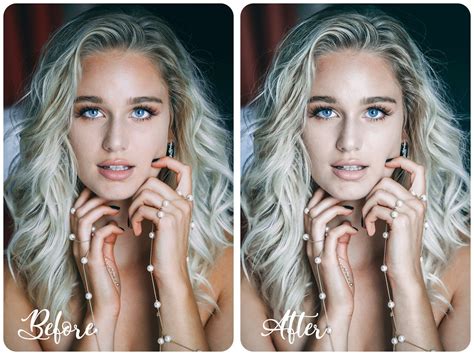 Hair Style 6 Mobile Lightroom Presets Pack Image Editing