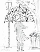 Coloring Pages Value Place Rainy Getcolorings sketch template
