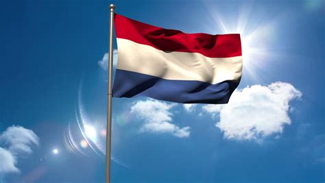 netherlands national flag waving  stock footage video  royalty   shutterstock