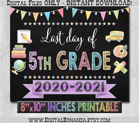 day   grade sign instant   day  etsy