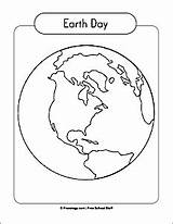 Earth Coloring Globe Celebrate Freeology Pages Environment sketch template