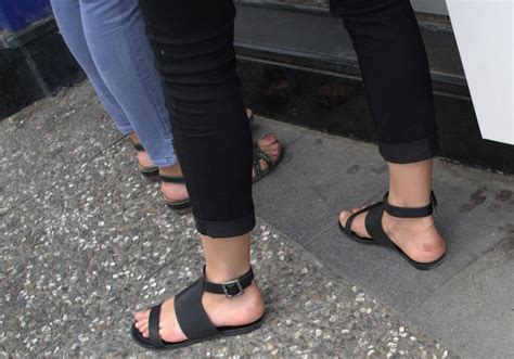 Candid Turkish Girls Feet Very Nice Some Candid Street Foot From