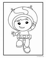 Umizoomi Coloring Team Pages Print Printable sketch template