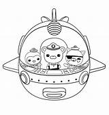 Octonauts Coloring Pages Gups Printable Print Getdrawings Color Getcolorings sketch template