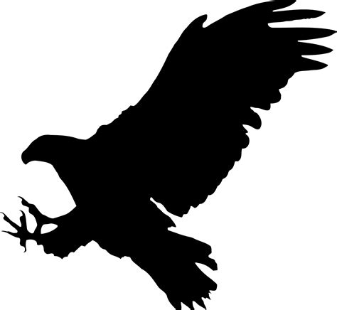 bald eagle silhouette pattern  getdrawings